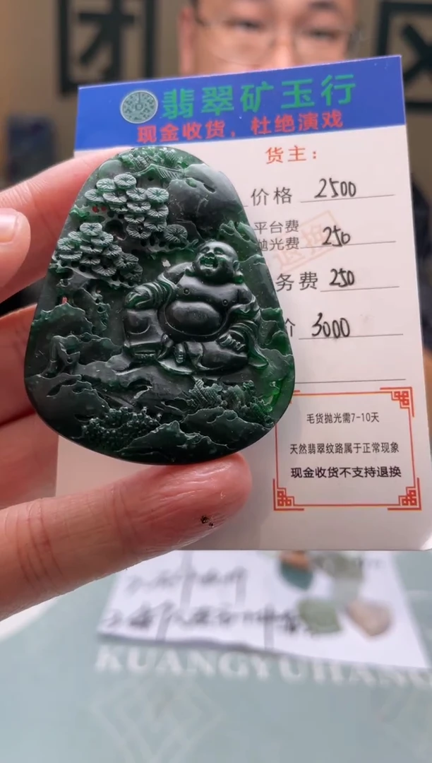 未镶嵌定制翡翠孤**鹰-毛货-不退不换