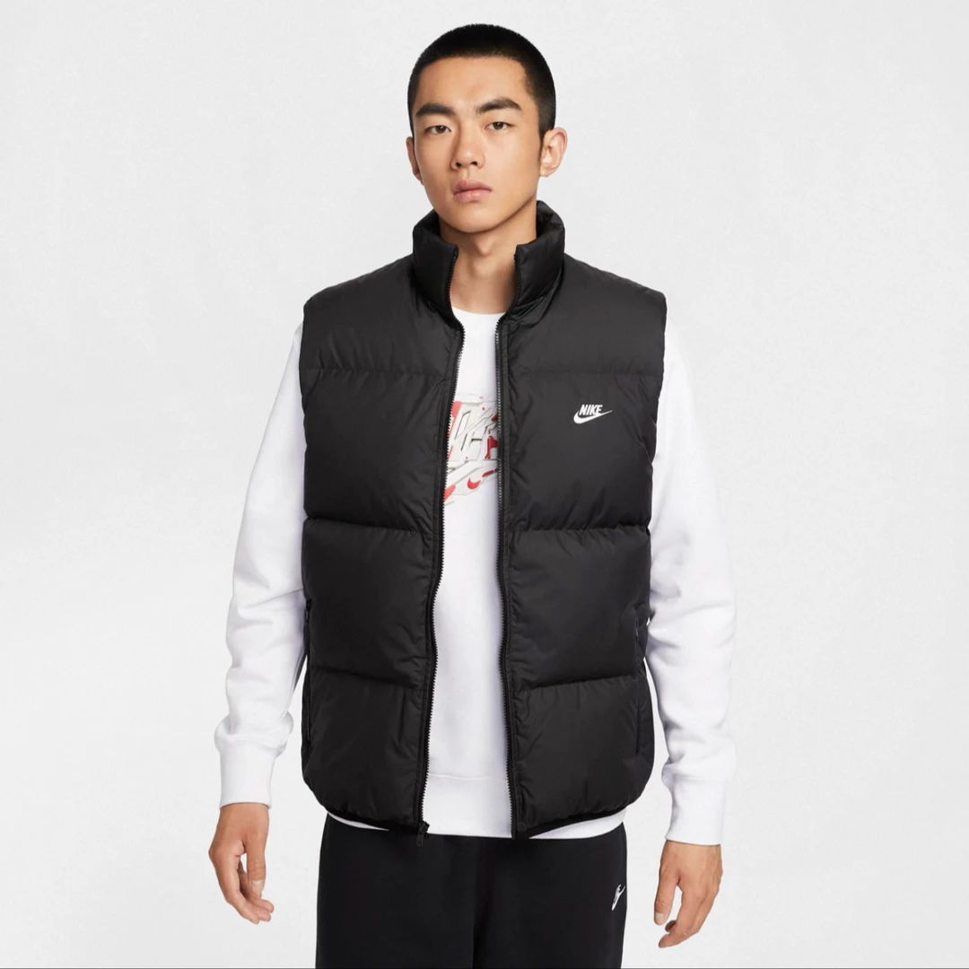 Nike耐克【太】男子运动休闲羽绒马甲IB2978-010