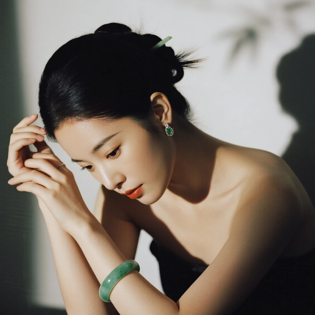 非金属珐琅手镯 古风性感裙镯可配旗袍