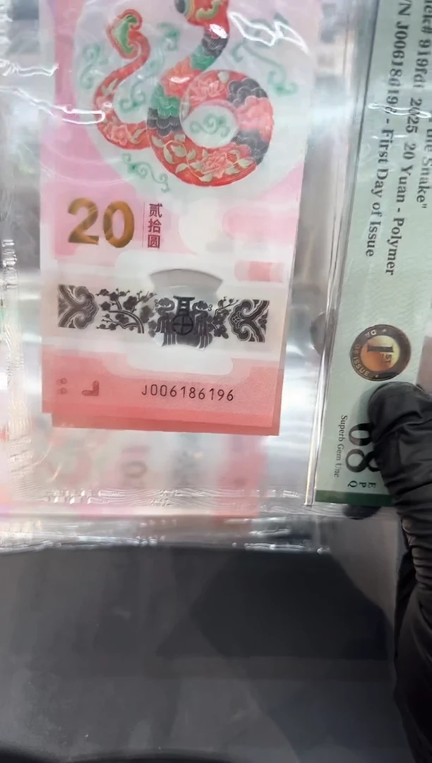 小蛇钞尾6196单张。。。。