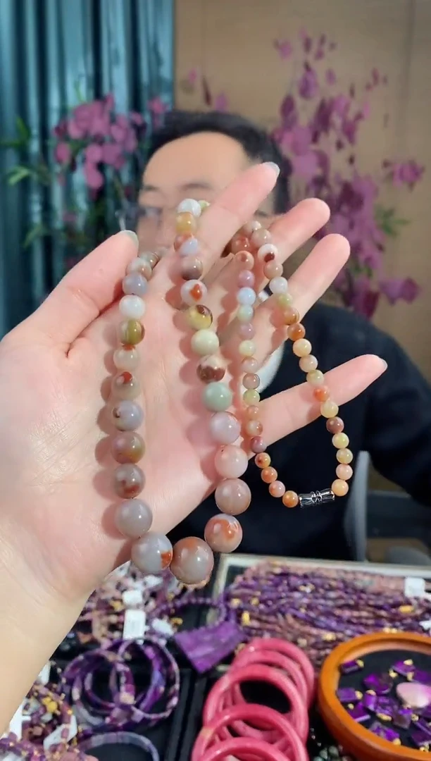 【闪购商品】玛瑙/玉髓项链未镶嵌192盐源玛瑙