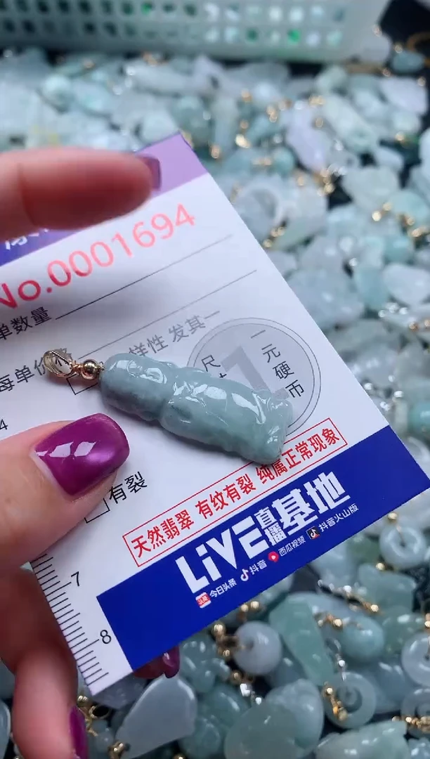 颈饰未镶嵌翡翠1694