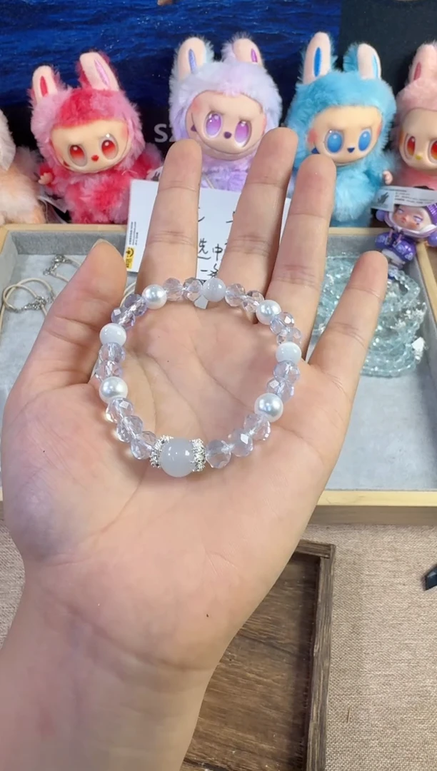 无合成金属49仿海宝宝晶晶琉璃手串