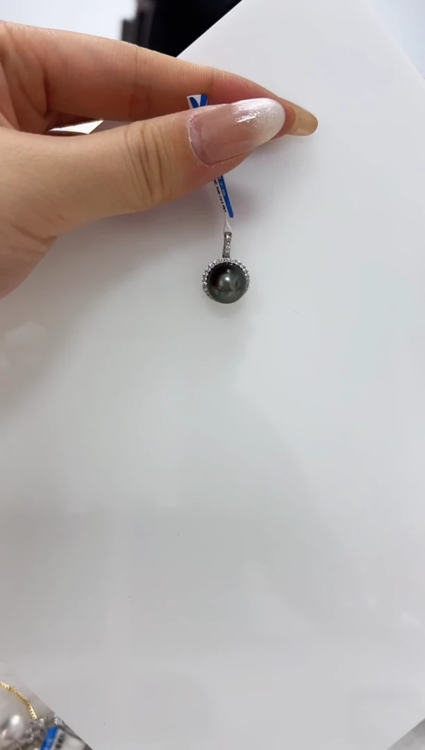 【闪购商品】海水珍珠DA银S925镶嵌吊坠 V2711