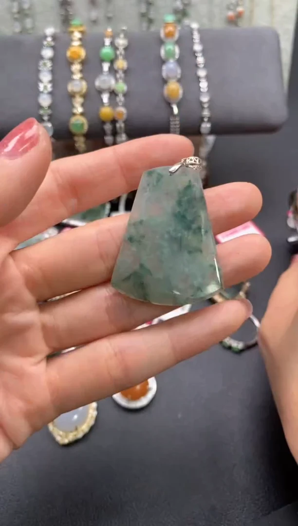 【闪购商品】翡翠戒指银S925镶嵌33333333   2