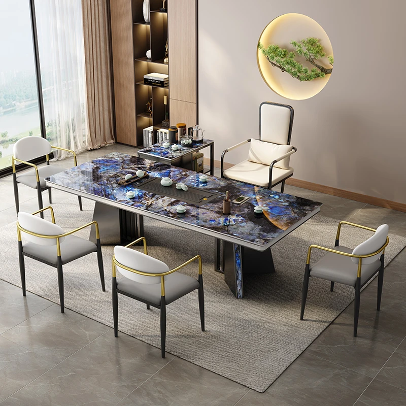 阳台茶桌茶椅组合茶台最新款2025高档大气茶桌茶台一整套茶台茶桌