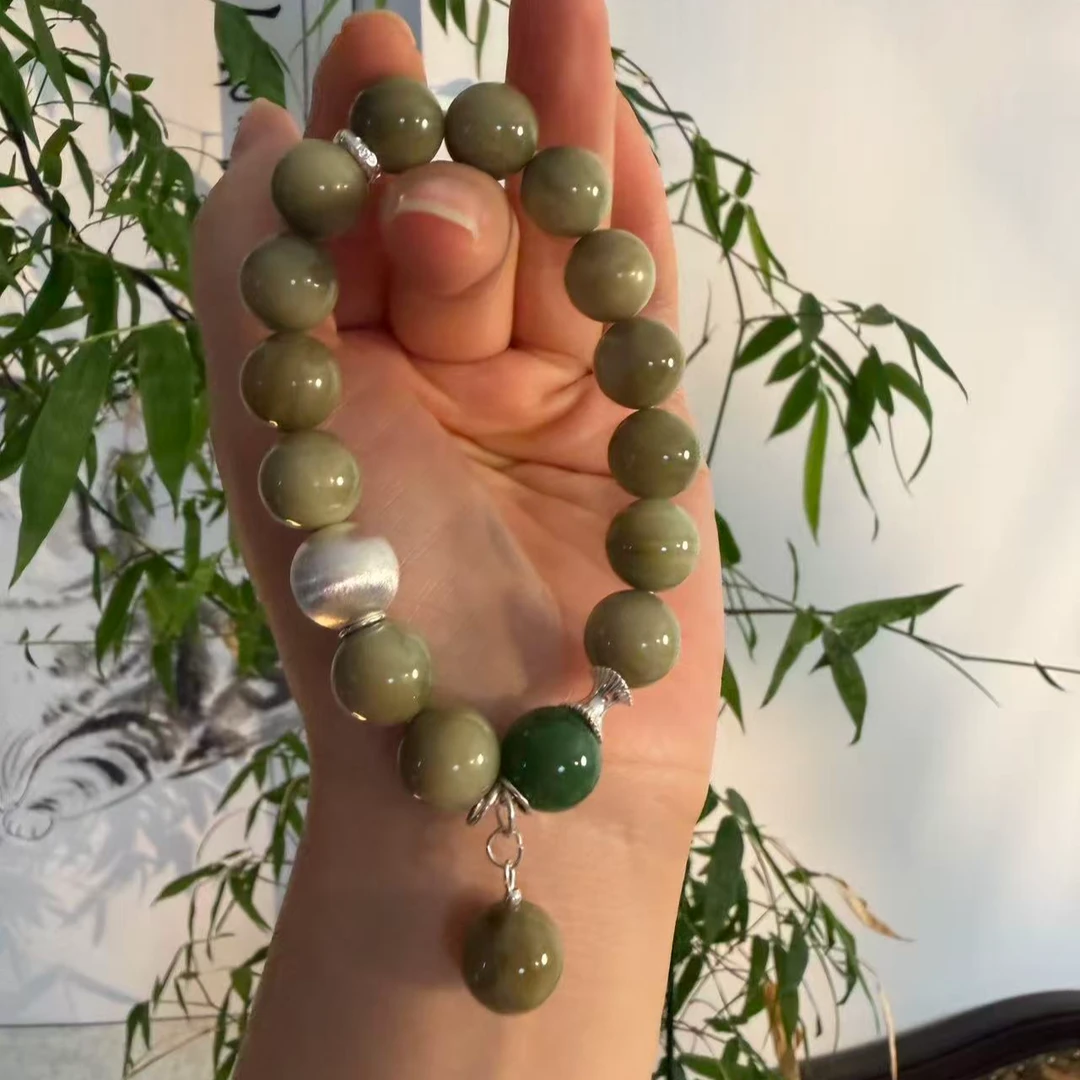 JZG1019天然和田玉单圈手串简约百搭—多样性发其一