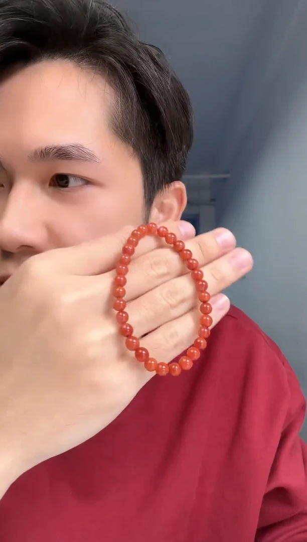 【闪购商品】南红玛瑙手串未镶嵌南红手串17