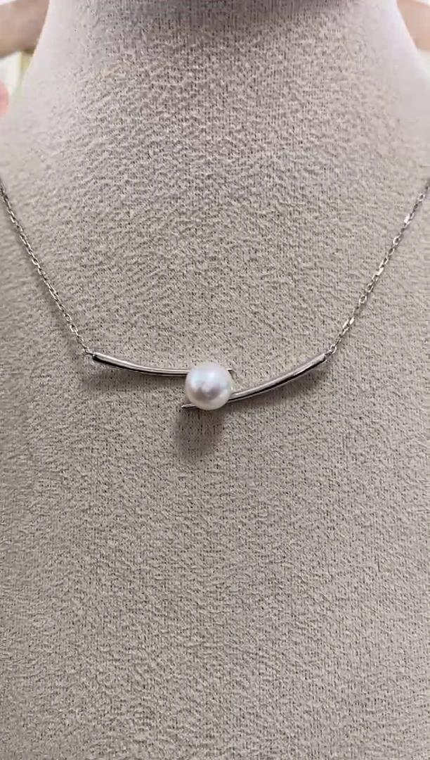 【闪购商品】海水珍珠套链银S925镶嵌AK