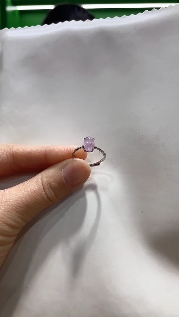 银S925镶嵌戒指水晶13（多样性发一）