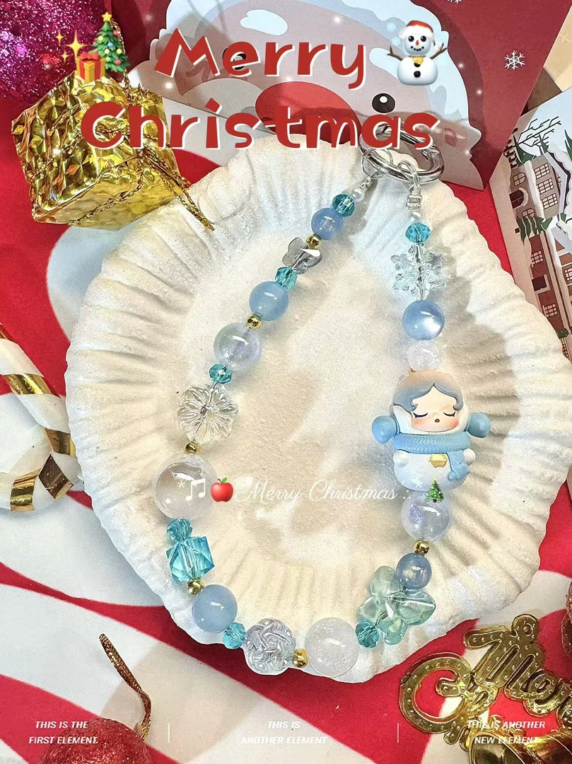 【直播代拆】火火豆家diy原创手机链包挂钥匙扣