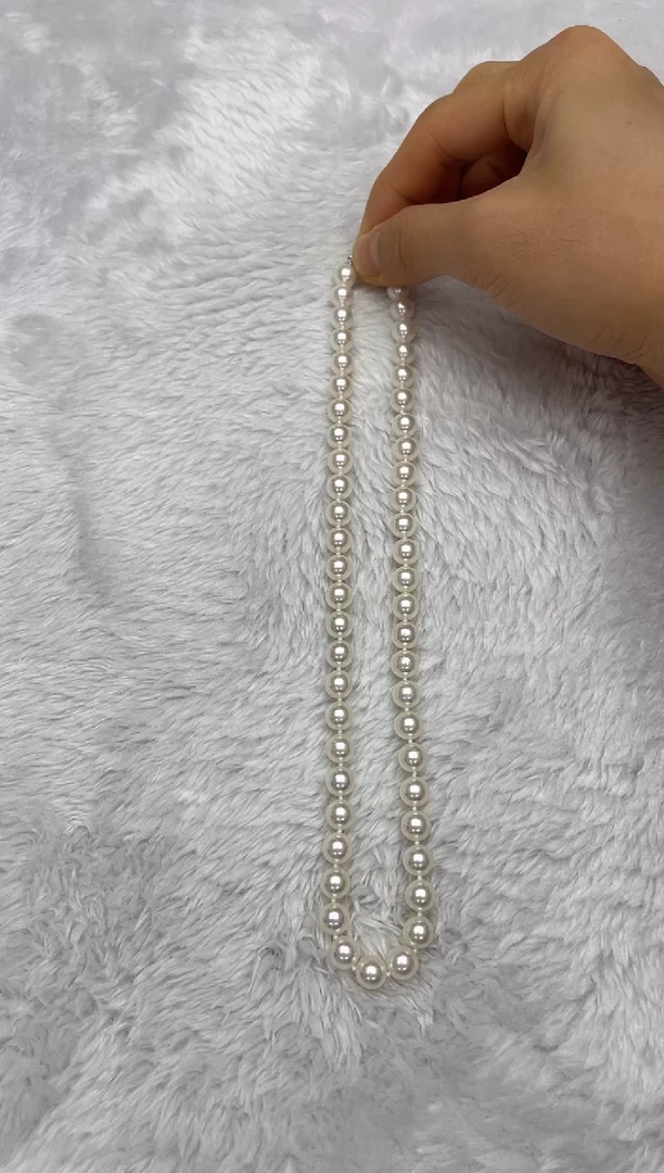 项链银S925镶嵌海水珍珠AK7.5-8mm