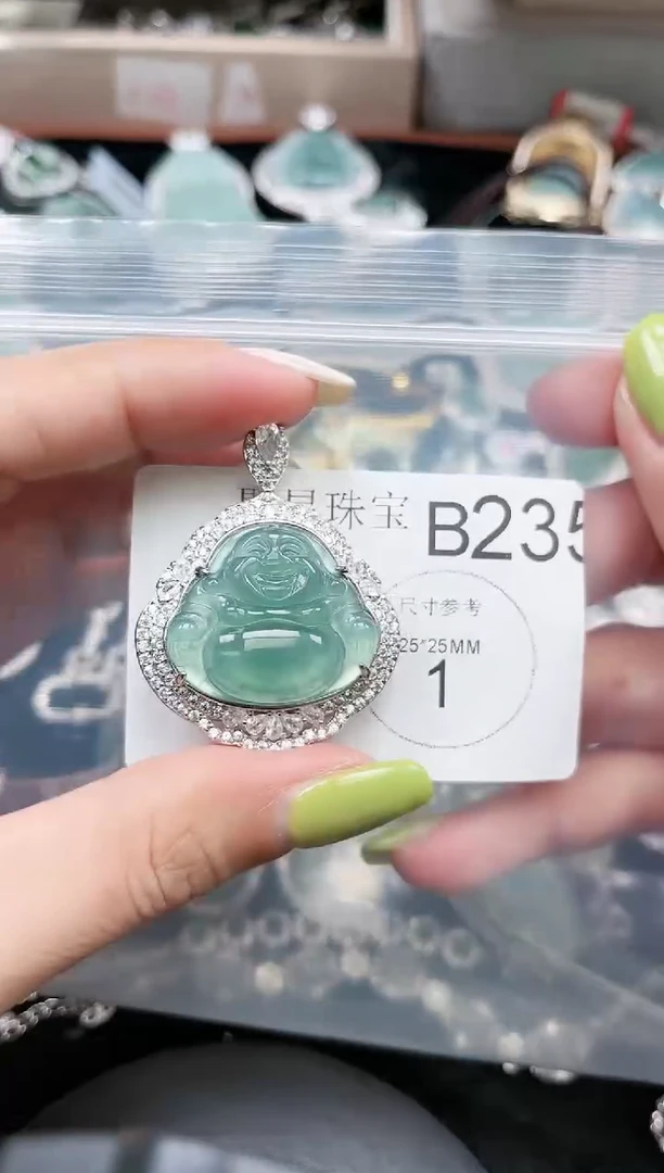 【闪购商品】翡翠颈饰未镶嵌235赠皮绳