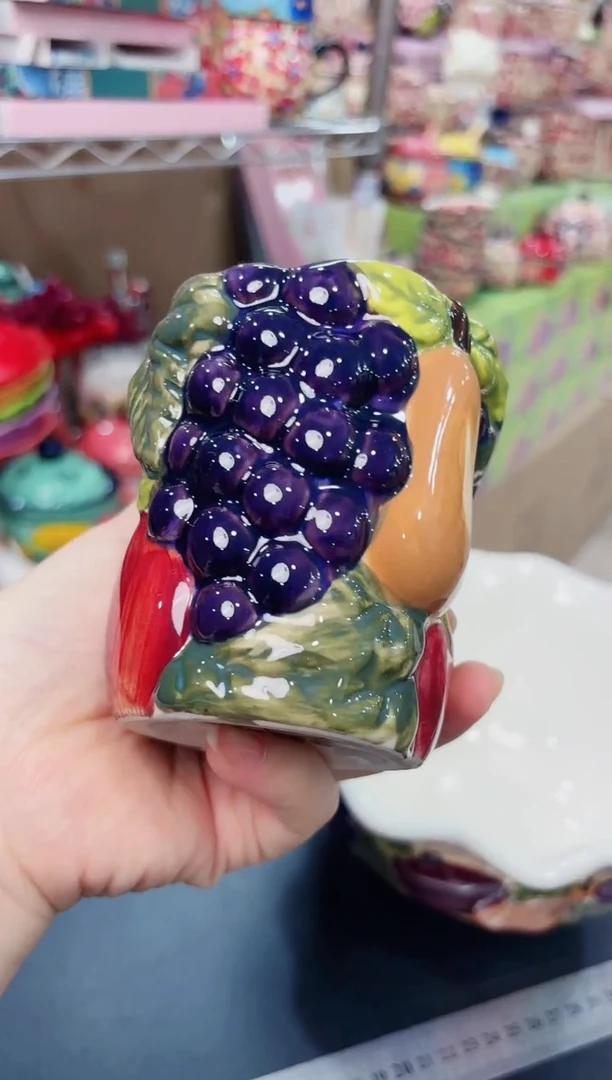 瓷浮雕水果-水杯（2个装）