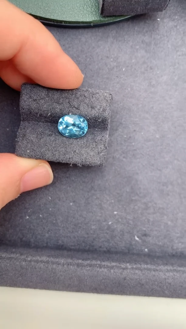 海蓝宝石裸石未镶嵌2.2ct海蓝宝DC