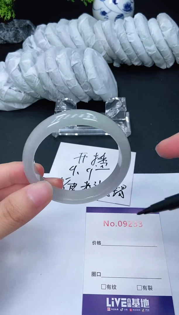 未镶嵌手镯翡翠9233