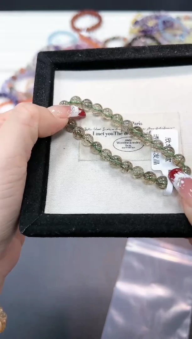 【闪购商品】水晶手串未镶嵌96a多样性发其一/1条默认微瑕