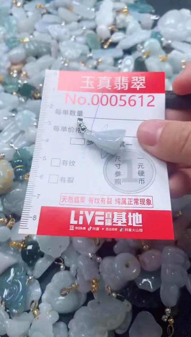 吊坠(不含链)未镶嵌翡翠5612