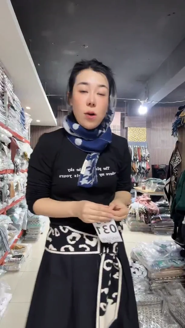 亚麻芳姐围巾福利031
