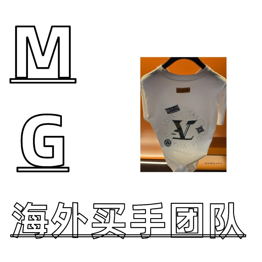 【MG海外买手团队】斜纹针织百搭时尚款重磅复古休闲T恤【026】