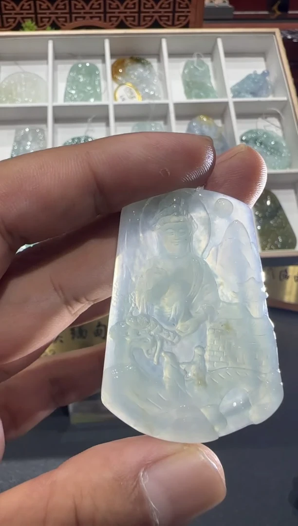 未镶嵌挂件翡翠A货翡翠多样性孤品