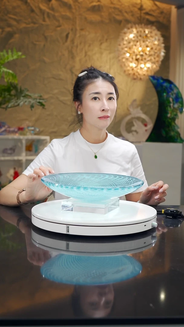 悠**月福利蓝色设计款果盘