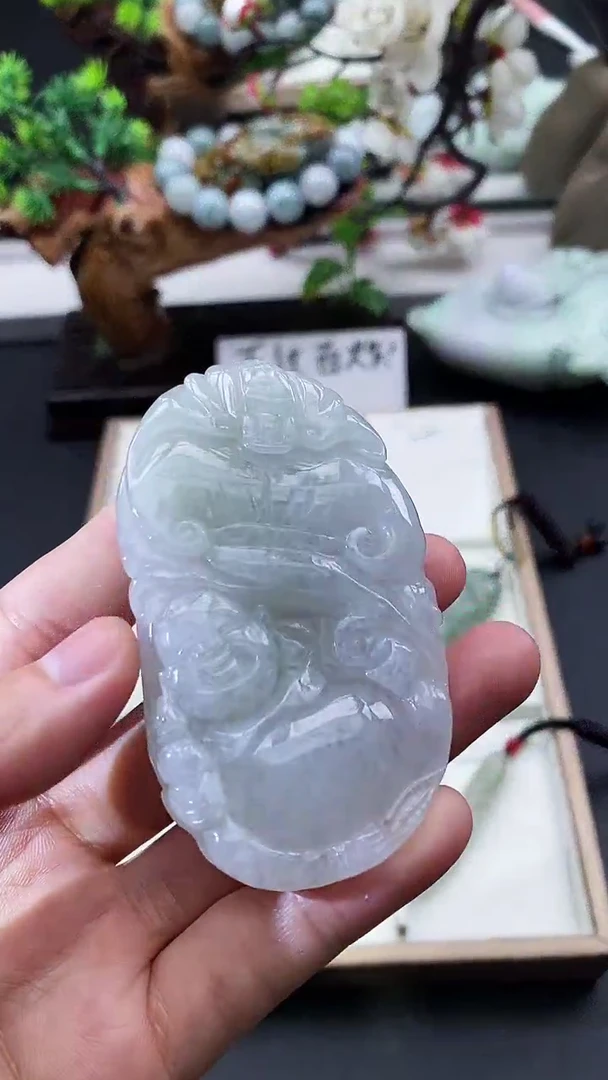 颈饰未镶嵌翡翠天然缅甸A货翡翠