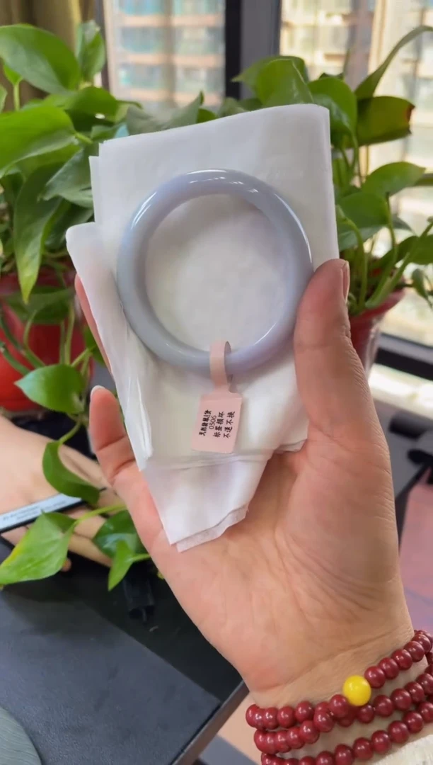 【闪购商品】翡翠手镯未镶嵌圈口54.5手镯