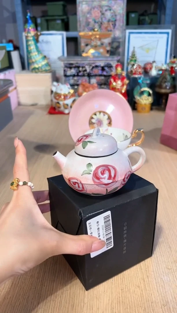 【闪购商品】杯78瓜楞茶壶（粉引）