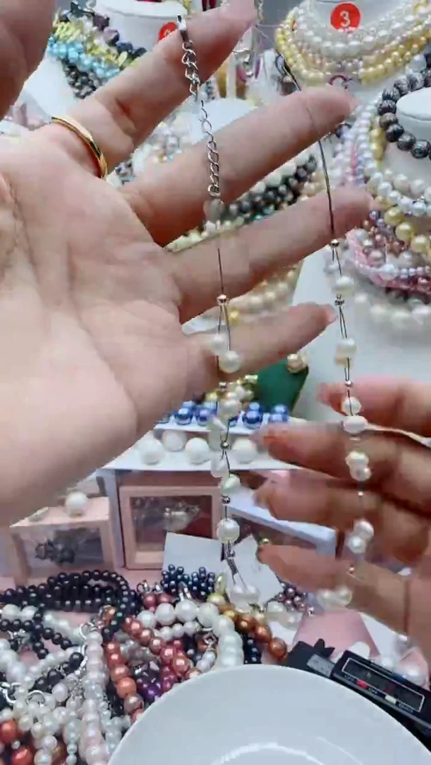 淡水珍珠未镶嵌颈饰1