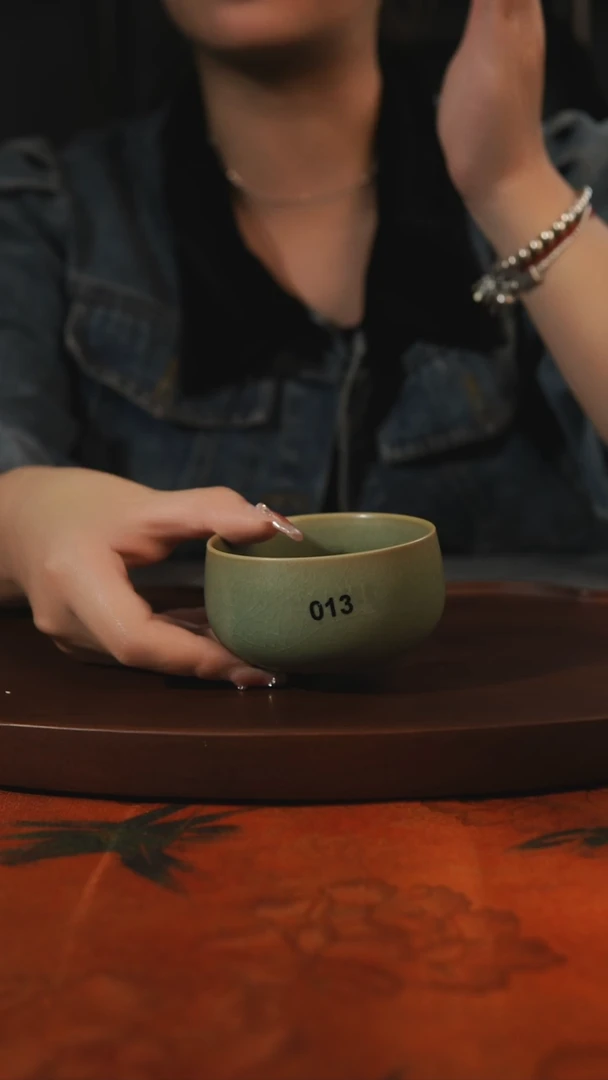 杯子柴烧031 汝州原产地原矿仿古老釉