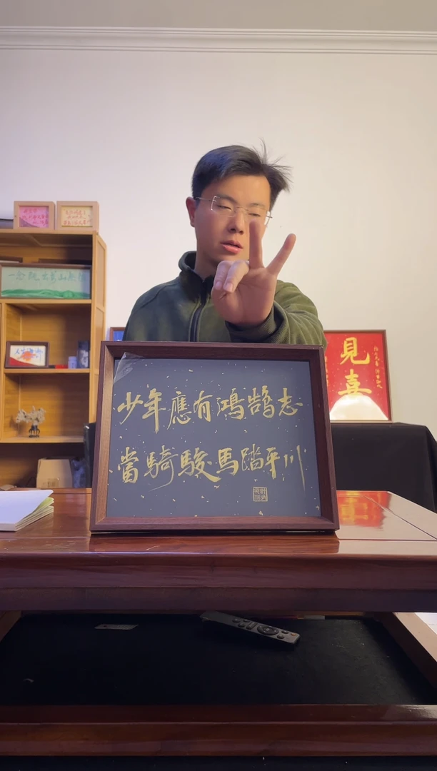 书法h*z少年鹰有鸿鹄