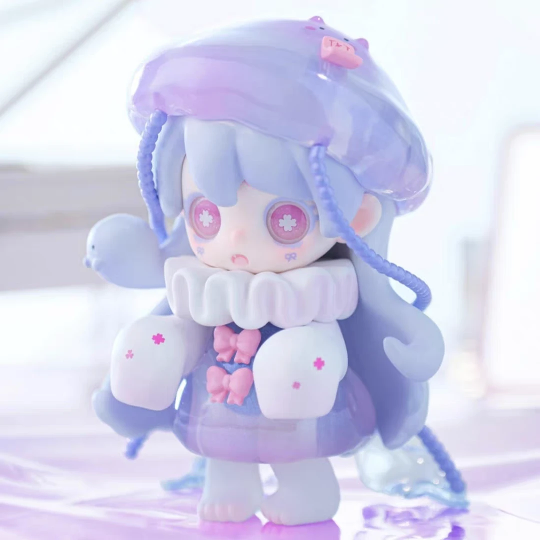 【拆盒】keeno三代向海风许愿系列盲盒潮玩桌面摆件女孩可爱礼物