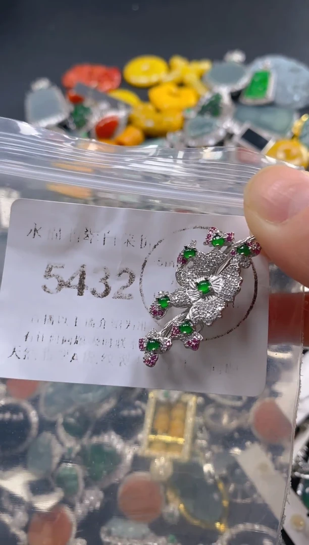 翡翠未镶嵌吊坠(不含链)5432