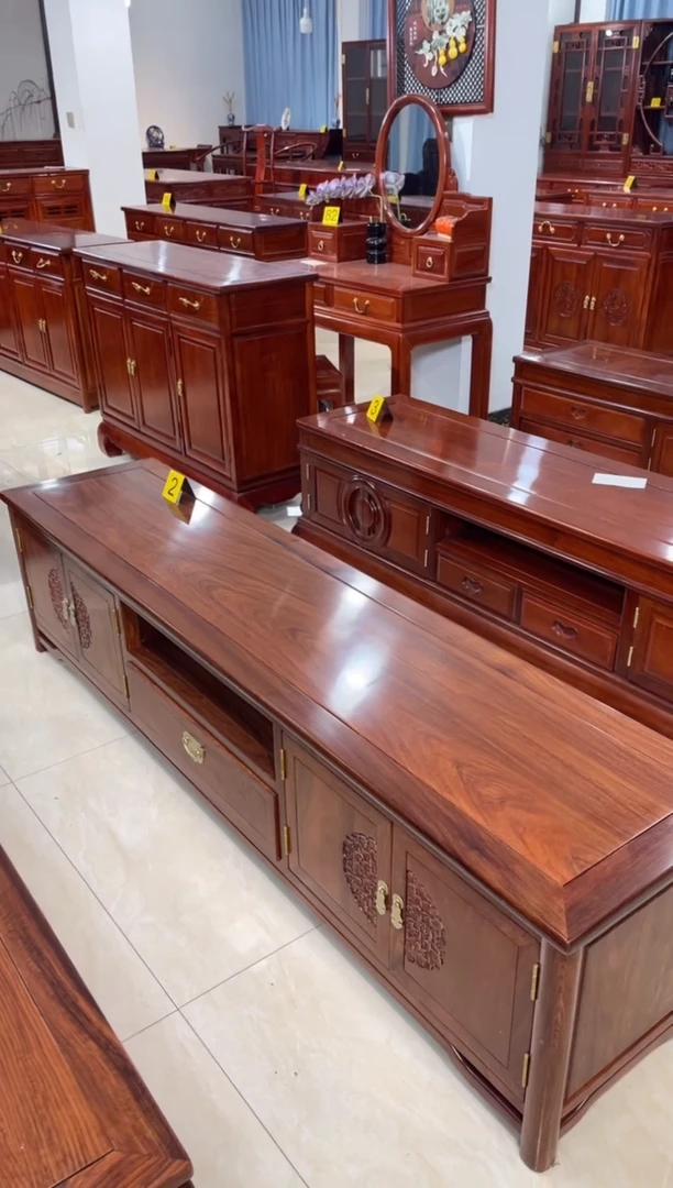 花梨木类柜类家具游**️1.8米*48*49刺猬紫檀电视柜