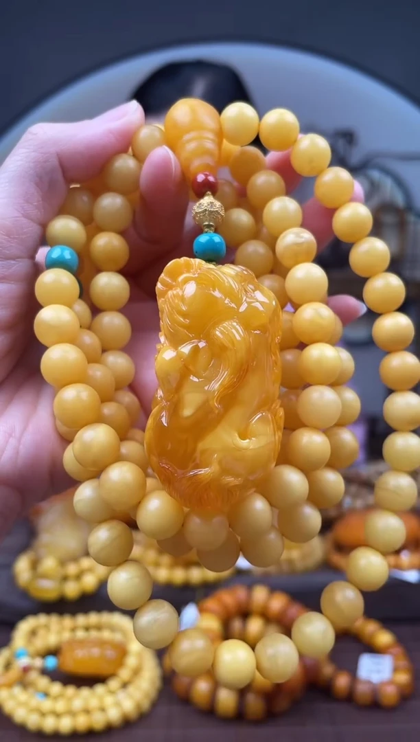 裸石琥珀未镶嵌首饰 假1赔4（多样性发货1件