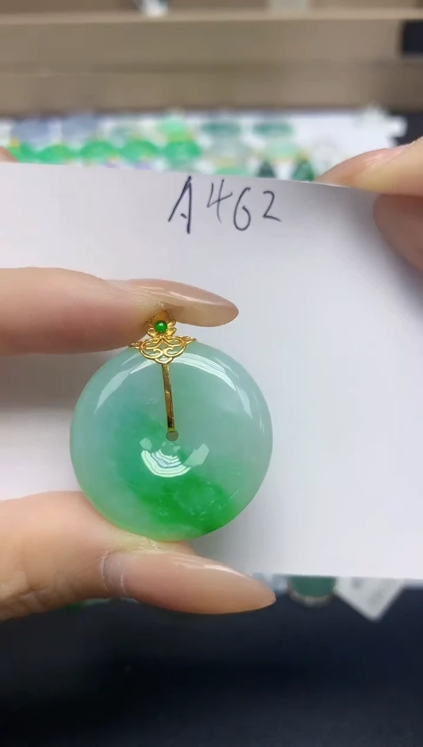 颈饰未镶嵌翡翠天然缅甸翡翠A货翡翠百元以上9元证书费自理
