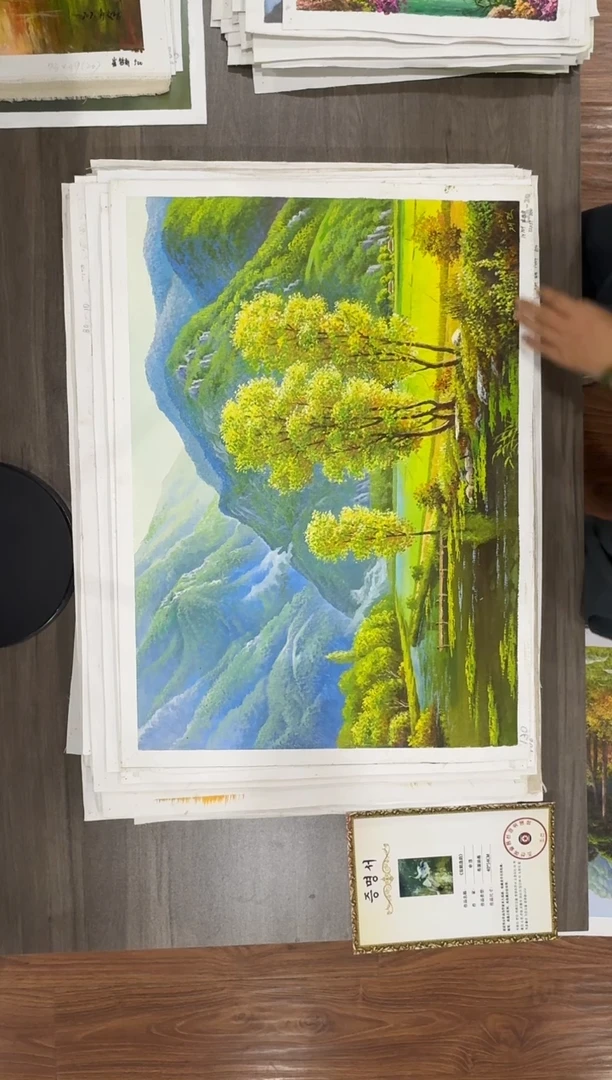 油画30【号】约50*70cm丨朝鲜原创纯手绘孤品油画丨顺丰包邮