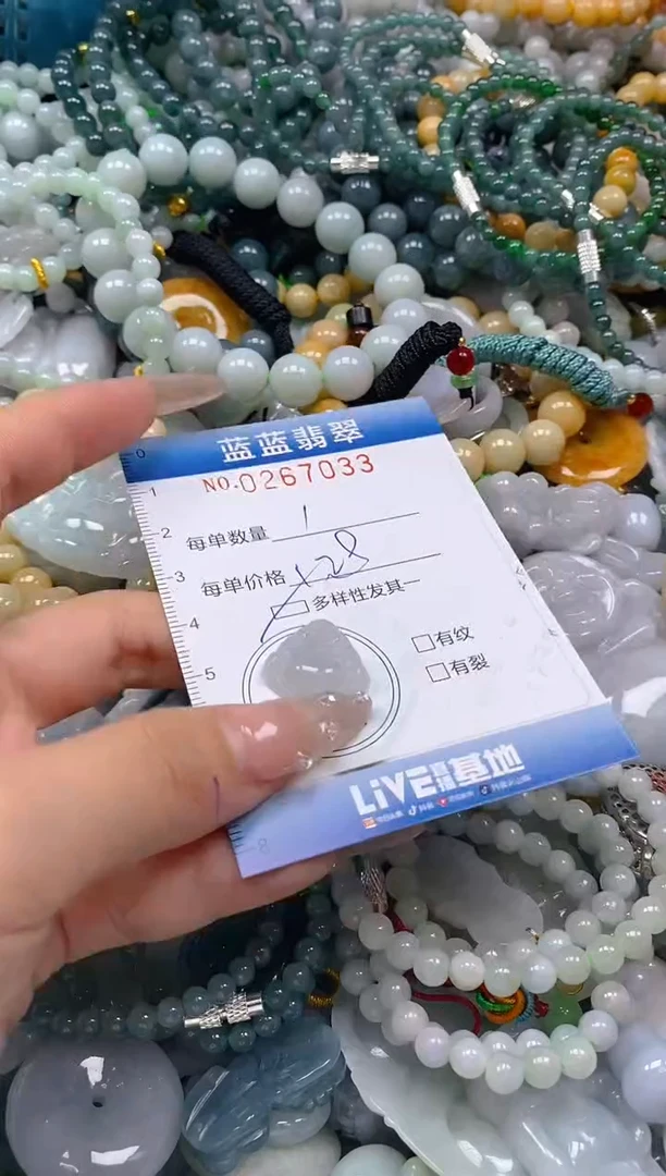 翡翠未镶嵌颈饰闪购0267033多样性发其一