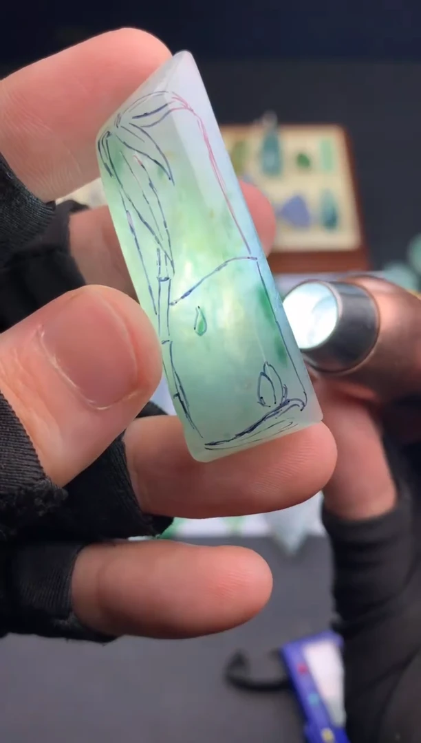 定制翡翠未镶嵌天然翡翠裸石  （含工费）