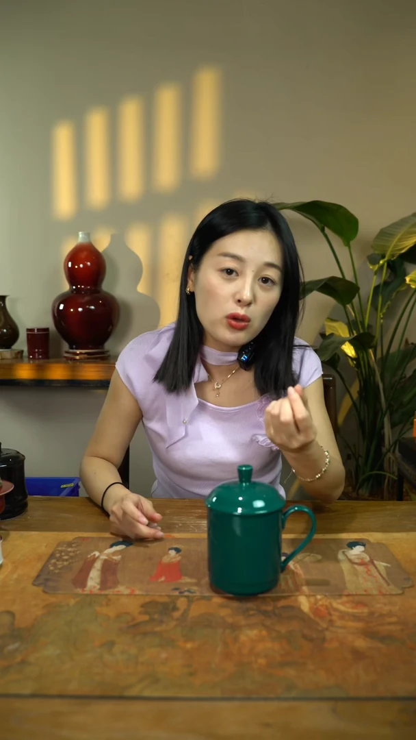 黛绿办公杯景德镇上庄陶瓷