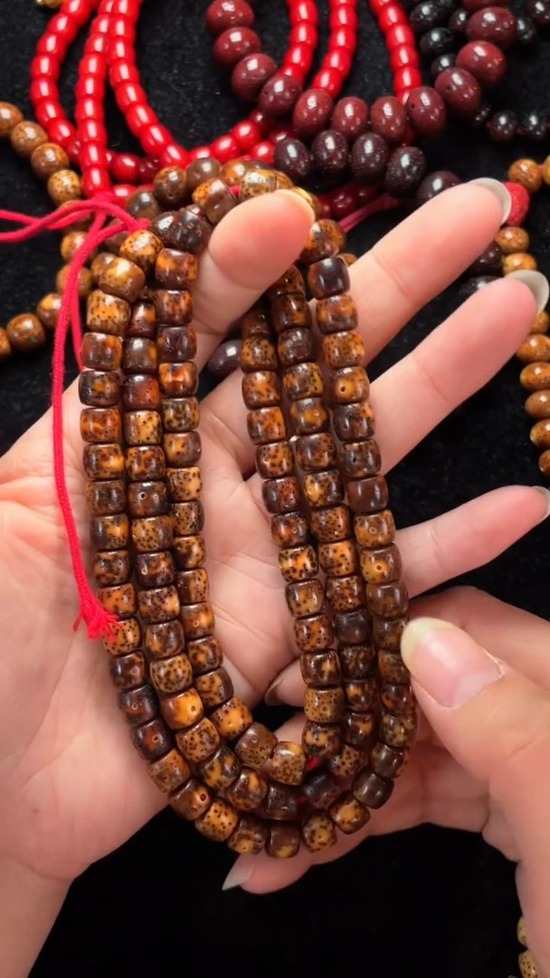 星月菩提吊坠精工花皮直切长串8*7