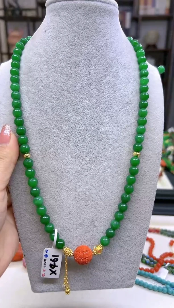 【闪购商品】翡翠毛衣链未镶嵌X461