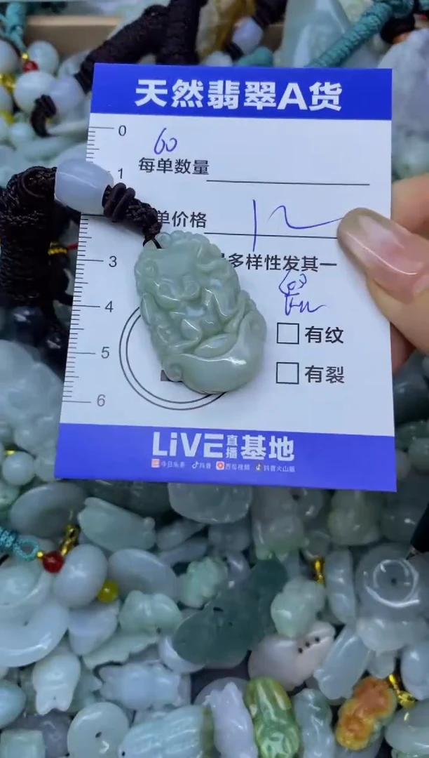 颈饰未镶嵌翡翠天然翡翠A货批量多样性发一件