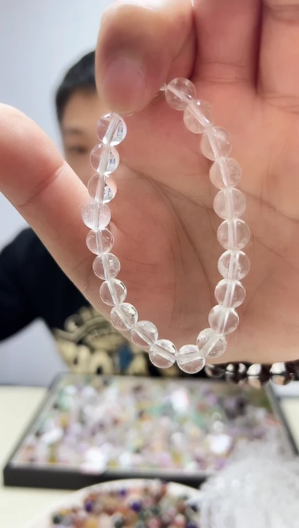 未镶嵌手链发晶天然白阿塞A11111