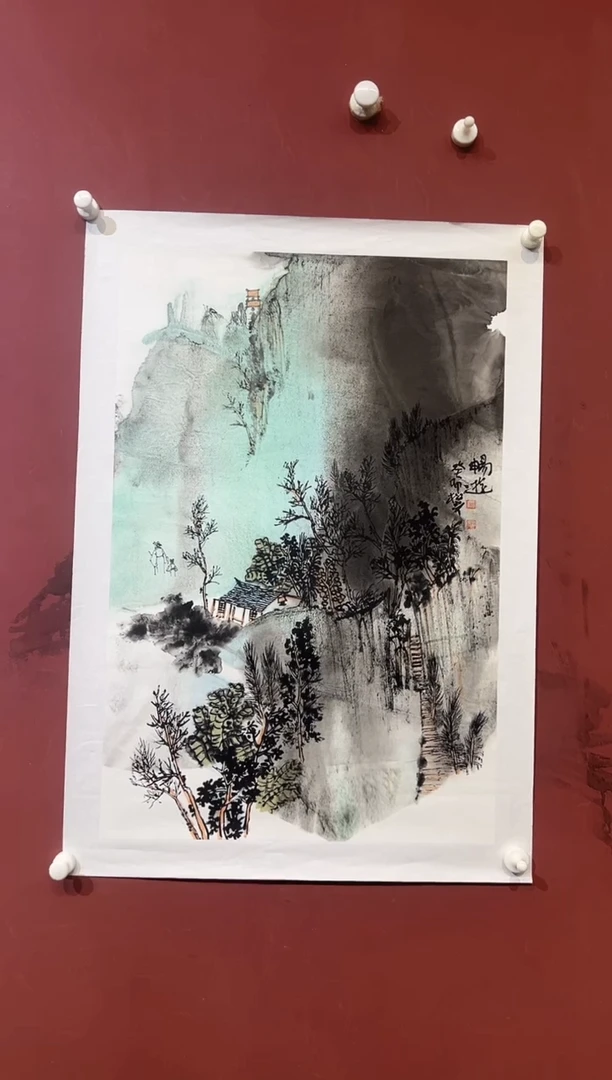 国画杨松兴山水精品