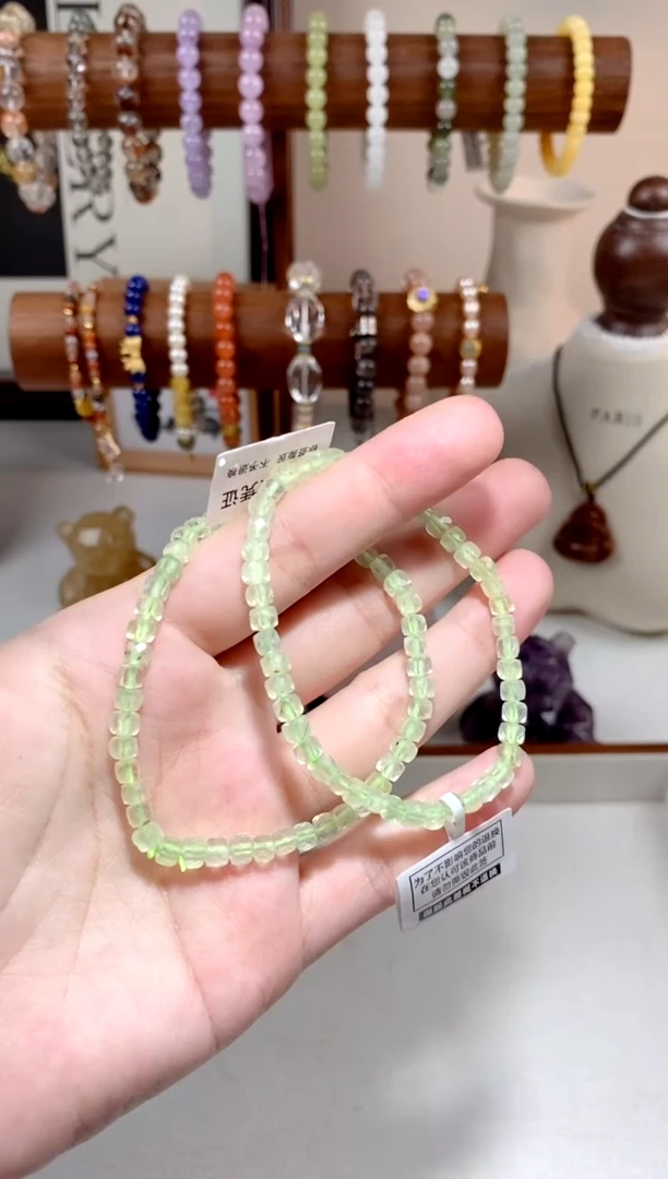 【闪购商品】托帕石发饰银S925镶嵌手串