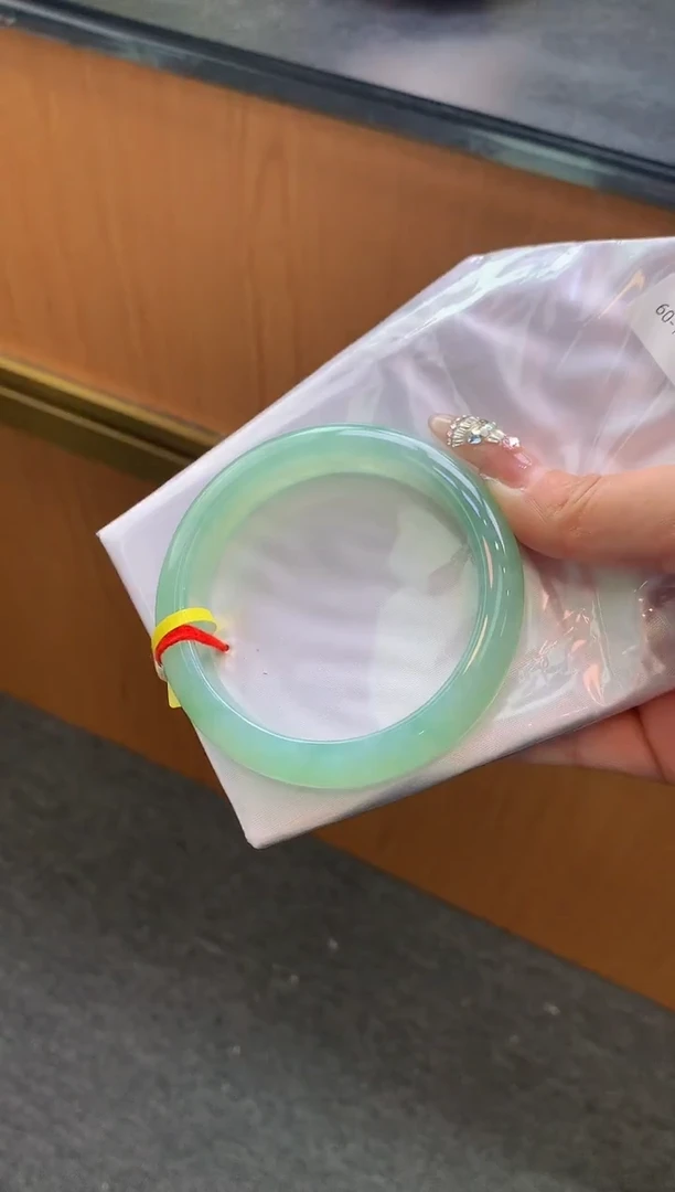 未镶嵌手镯翡翠-F117-正圈60.2