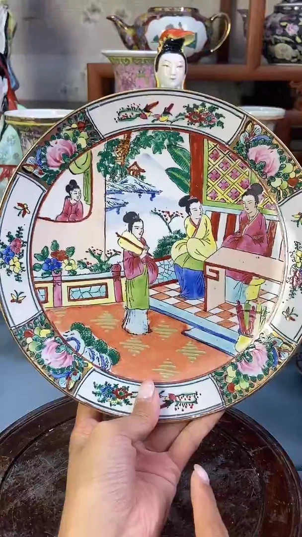 瓷片微瑕慎拍景德镇窑老厂瓷器单件