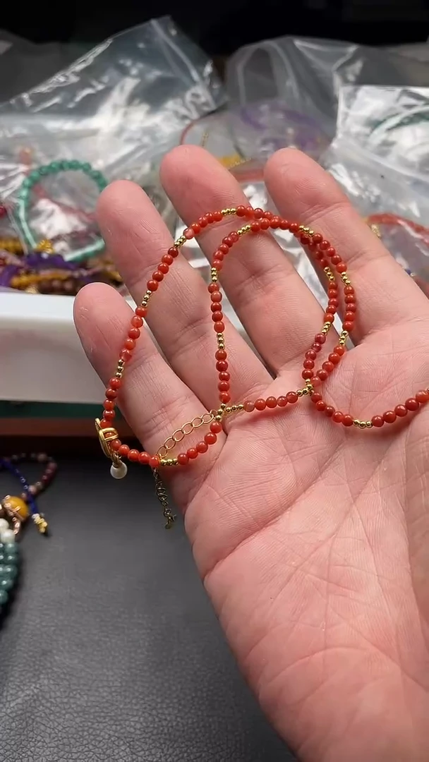 南红玛瑙未镶嵌颈饰多样性发货拍一发一